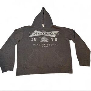 Budweiser Charcoal Hoodie for Men